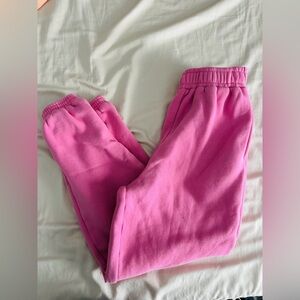 Yllw the label pink jogger sweatpants small